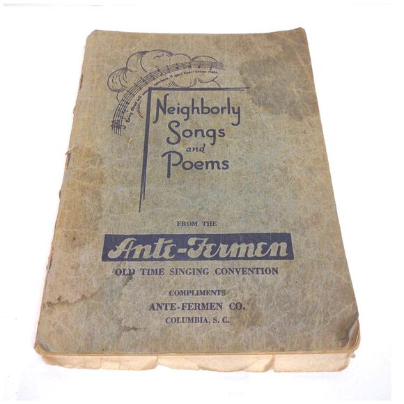 Neighborly Songs and Poems by Homer Rodeheaver 1932 Ante Fermen Compiled  PB - Picture 1 of 9